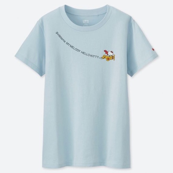 Uniqlo Tops - Uniqlo Blue Hello Kitty SANRIO T-Shirt